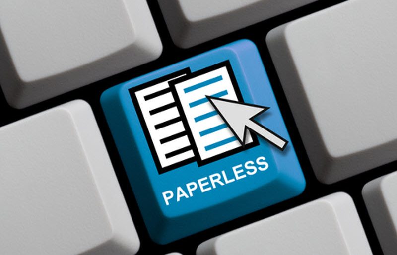 Go paperless